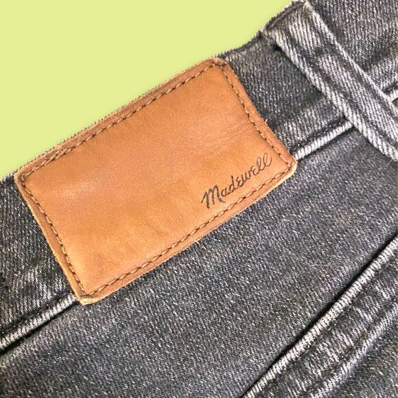 Madewell High Riser 10" Skinny Skinny Grey Cotton Stretch Denim Jeans Size 24 - Picture 8 of 8